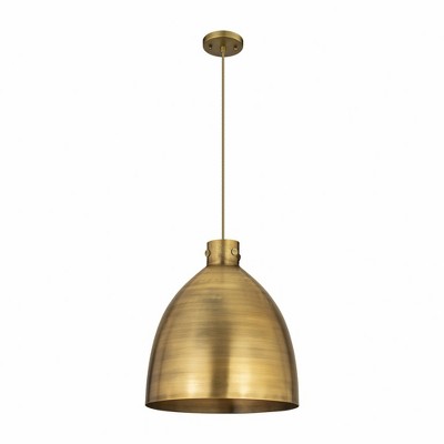 Newton Bell - 1 Light Pendant In Industrial Style-19.63 Inches Tall and 18 Inches Wide