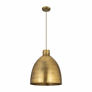 Newton Bell - 1 Light Pendant In Industrial Style-19.63 Inches Tall and 18 Inches Wide - 1 of 1