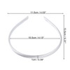 Unique Bargains Women's Classic Elegant Fabric Fine Hairband 5.31"x4.53" 1 Pc - 3 of 4