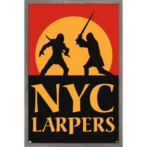 Trends International Marvel Hawkeye - NYC LARPers Framed Wall Poster Prints - 1 of 4