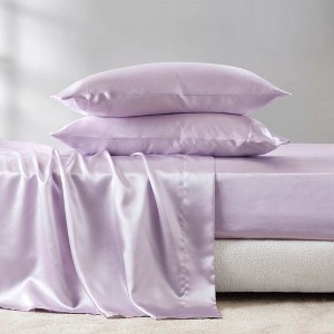 Lycvki 6-Pieces Satin Luxury Sheet Set Full - 1 of 4
