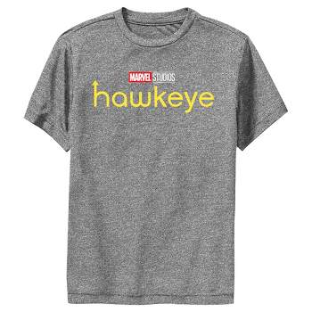 Boy's Marvel Hawkeye Logo Performance Tee