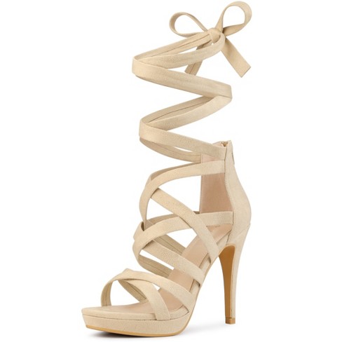 Open toe sandals heels best sale