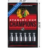 Trends International NHL Chicago Blackhawks - Champions 23 Framed Wall Poster Prints - 3 of 4