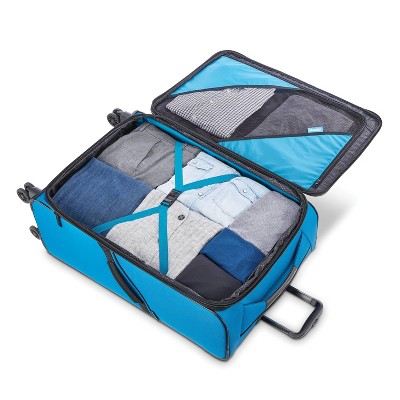 American Tourister Phenom 28 Softside Spinner Suitcase - Blue