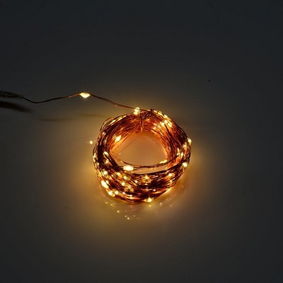 Perfect Holiday 100 LED Copper Fairy Light Plug in OEM - Warm White