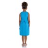 24seven Comfort Apparel Girls Sleeveless Pleated Party Dress - 3 of 4