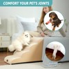 PetSafe Curved Dog Stairs – Foam Ramp for Small Pets, Non-Slip Ladder for Bed & Sofa with Waterproof Cover - 3 of 4