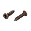 Unique Bargains Metal Door Hallway Bathroom Screw Mounted Wall Hooks Bronze 3.8"x1.38"x2.6" 5 Pcs - 4 of 4
