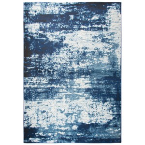 Rizzy Home Alora Decor Swagger Abstract Rectangle Rug Blue - 1 of 4