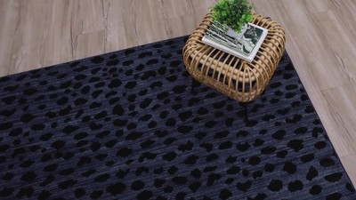 Daffodil Leopard Print Woven Rug - Threshold™ : Target