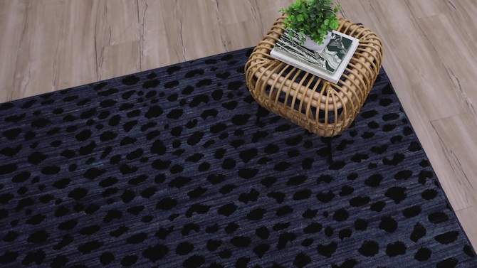 Daffodil Leopard Print Woven Rug - Threshold™, 2 of 18, play video