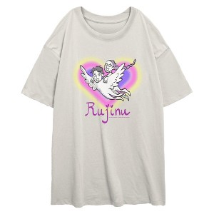 Juniors KPop Demon Hunters Fan Art Rujinu Couple T Shirt - 1 of 4