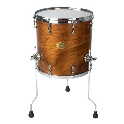 Sawtooth Hickory Series Floor Tom Drum 16" x 16", Natural Gloss