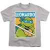 Teenage Mutant Ninja Turtles Teenage Mutant Ninja Turtles Leo Youth T Shirt, Athletic Heather - 2 of 4