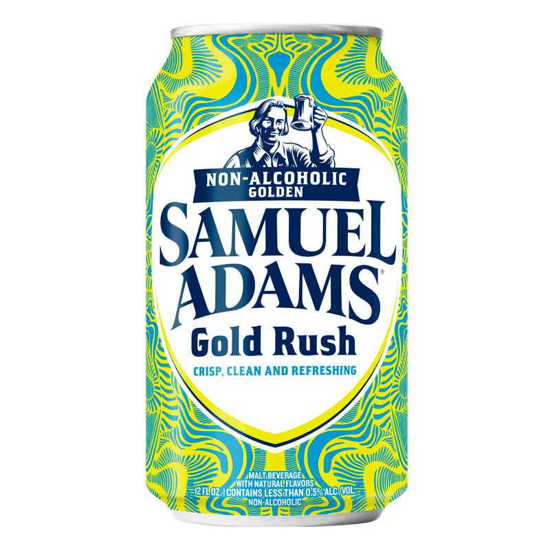 Samuel Adams Gold Rush Non-Alcoholic Golden Beer - 6pk/12 fl oz Cans, 3 of 11