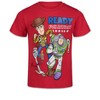 Disney Pixar Toy Story Buzz Lightyear Woody Forky Rex 4 Pack T-Shirts Infant to Big Kid - 2 of 4