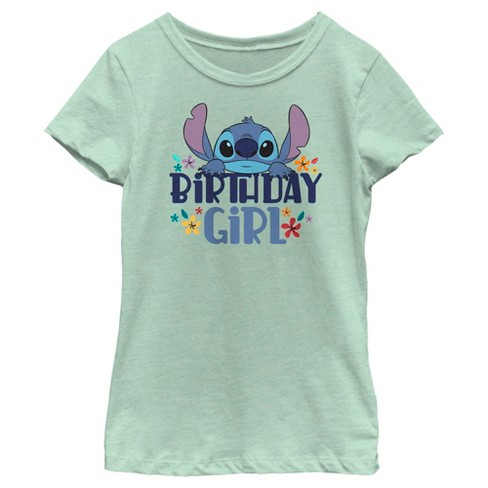 Toddler's Lilo & Stitch Tropical Birthday Boy T-shirt : Target