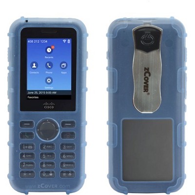  zCover Dock-in-Case CI821 Carrying Case IP Phone - Blue, Transparent 