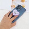 Unique Bargains Letter Heart Adhesive Phone Grip Purple 1 Pc - 4 of 4