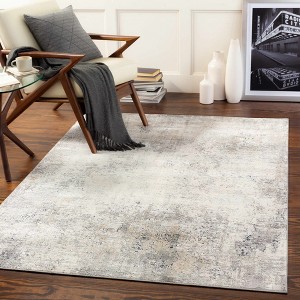 Hauteloom Higden Abstract Denim Blue Rug - 1 of 4