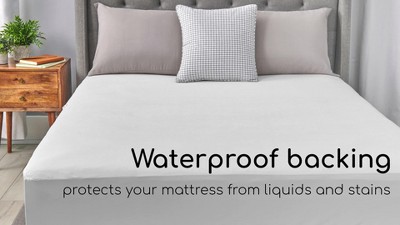  AllerEase Waterproof Mattress Protector- Twin Size Polyester  Zip Allergy Protection Waterproof Quiet Cover : Home & Kitchen