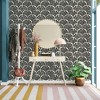 Tempaper & Co. 15 sq ft Feather Palm Peel and Stick Wallpaper by Novogratz Black - 3 of 4