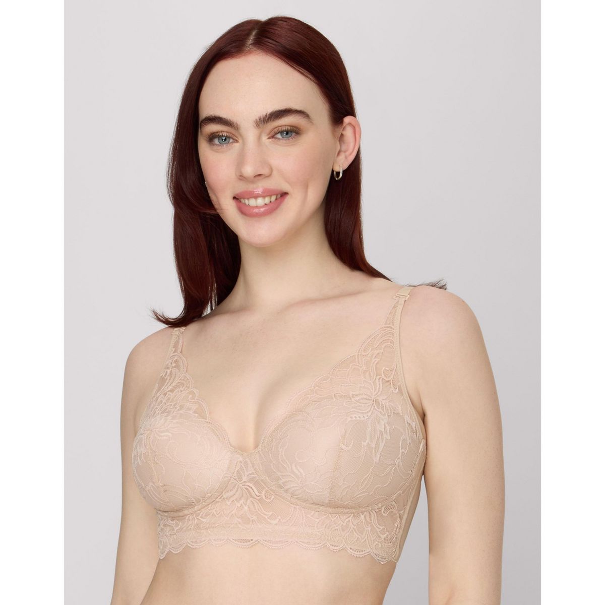 Lightly Lined Convertible Lace Bralette