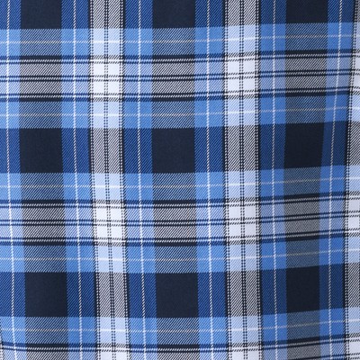 clear blue plaid