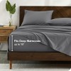 400 Thread Count Organic Cotton Sateen Bed Sheet Set by Bare Home - image 4 of 4