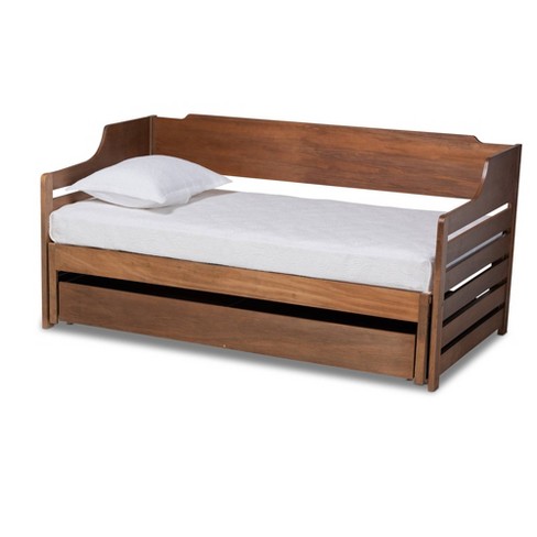 Melody Expandable Twin-to-King Trundle Daybed with 2 Storage Drawers