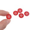 Unique Bargains Resin Craft Snap Round Flat 4-Hole Sewing Buttons 50 Pcs - 4 of 4