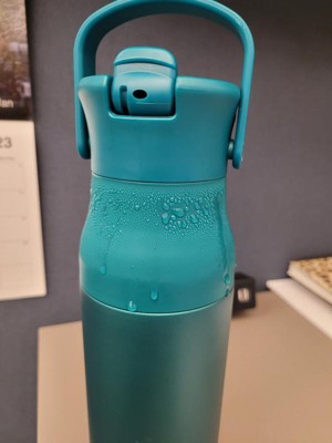 Zak Designs 32oz Recycled Stainless Steel Vacuum Insulated Chug Water  Bottle - Emerald