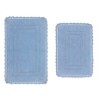 Casual Elegence Collection Cotton Reversible Tufted Set of 2 Bath Rug Set - Home Weavers - 2 of 4