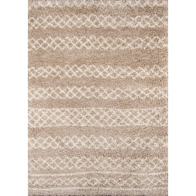 9'3"x12'6" Maya Cambell Area Rug Beige - Momeni