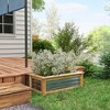 Naysaye Raised Garden Bed Kit, Outdoor Planter Box for Growing Flowers, Herbs and Vegetables, Multicolor, 35.5"*17.75"*11.75" - 4 of 4