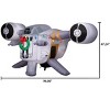 Gemmy 8FT Mandalorian Razor Crest Vehicle Christmas Inflatable - 4 of 4