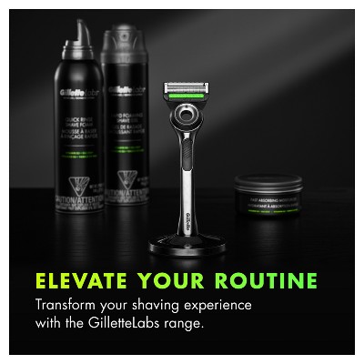 Gillette Labs Exfoliating Bar Razor + 2 Razor Blade Refills &#38; Premium Magnetic Stand_8