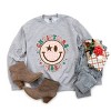 Simply Sage Market S.W.Smiley Retro Smiley Face Christmas Vibes Sweatshirt - 3 of 4