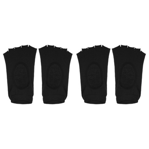 Unique Bargains Non-slip Yoga Socks Five Toe Socks Pilates Barre Ballet  Socks For Women With Grips Black 2 Pair : Target