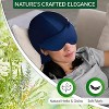 Herbal Concepts Aromatherapy Sinus Pressure Cap – Hot and Cold Therapy Headache Relief Mask Filled with Natural Herbs and Flaxseed- Blue - 2 of 4