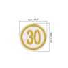 Unique Bargains Iron-on Washable Embroidered DIY Number Applique Patch 50 Pcs - 2 of 4