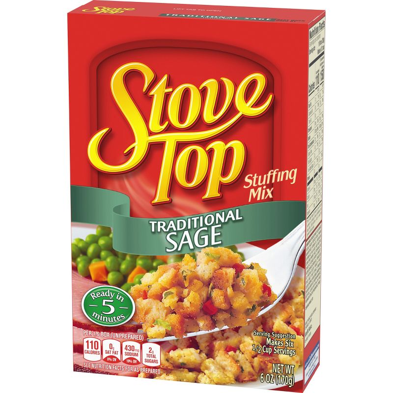 Stove Top Traditional Sage Stuffing Mix - 6oz, 5 of 12