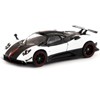Pagani Zonda Cinque Bianco Benny White and Black "Global64" Series 1/64 Diecast Model Car by Tarmac Works - 2 of 3