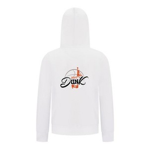 Everyday Kids Just Dunk It Basketball Zip Up Hoodie – Slam Dunk Graphic Sweatshirt - 1 of 4