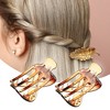 Unique Bargains Women's Plastic Hair Claws 3.39"x1.89"x0.91" 2Pcs - 2 of 4