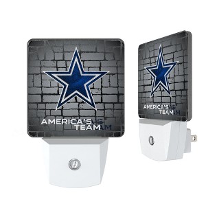 NFL NFC Teams Brick Wall Night Light 2-Pack - 1 of 4