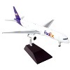 Boeing 757-200F Commercial Aircraft "FedEx" White with Purple "Gemini 200" Series 1/200 Die Cast Model Airplane by GeminiJets - 2 of 3