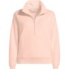 Lands' End Women's Serious Sweats Relaxed Long Sleeve Half Zip Sweatshirt - 3 of 4