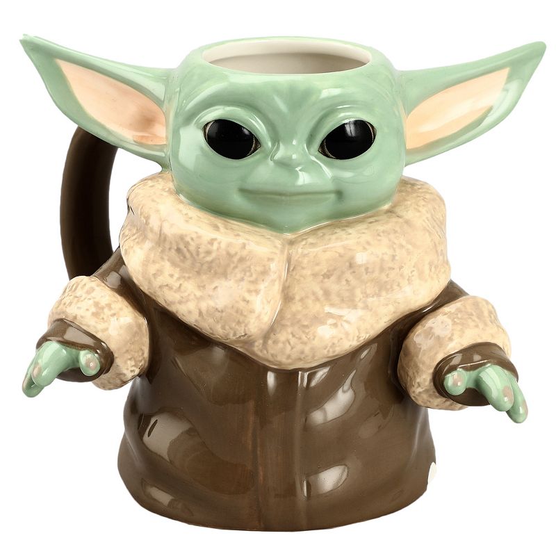 Star Wars' The Mandalorian "Grogu" 20oz Sculpted Ceramic Mug, 1 of 6